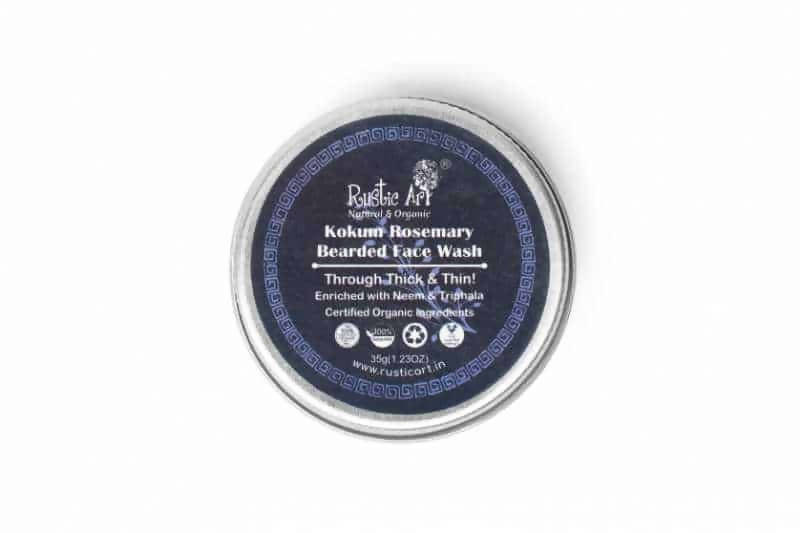 Rustic Art Kokum Rosemary Bearded Face Wash