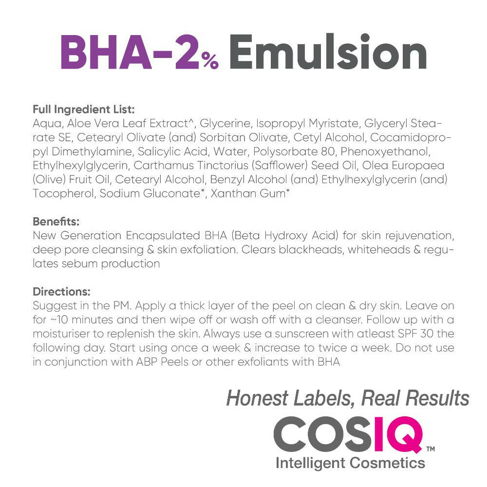 Cos-IQ BHA-2% Encapsulated Salicylic Acid Emulsion