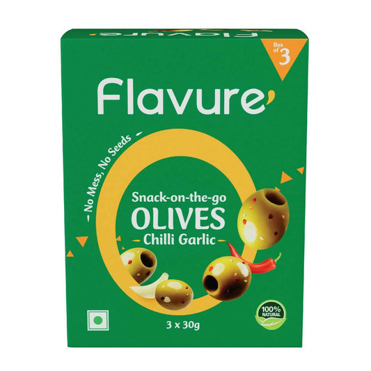 Flavure Snack-On-The-Go Olives Chilli Garlic