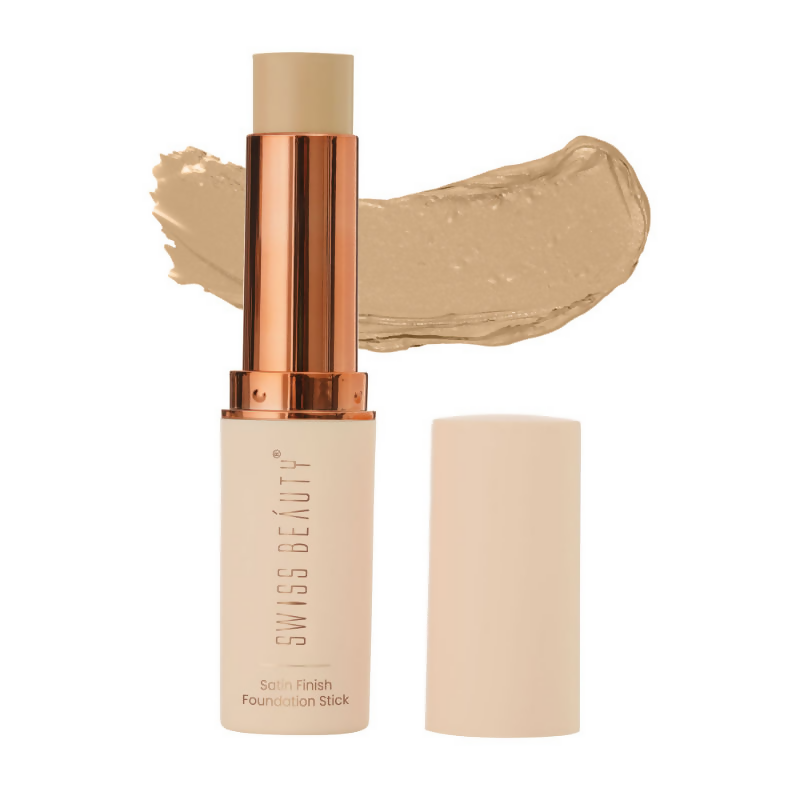 Swiss Beauty Satin Finish Foundation Stick - 04 Sandy - BUDNE