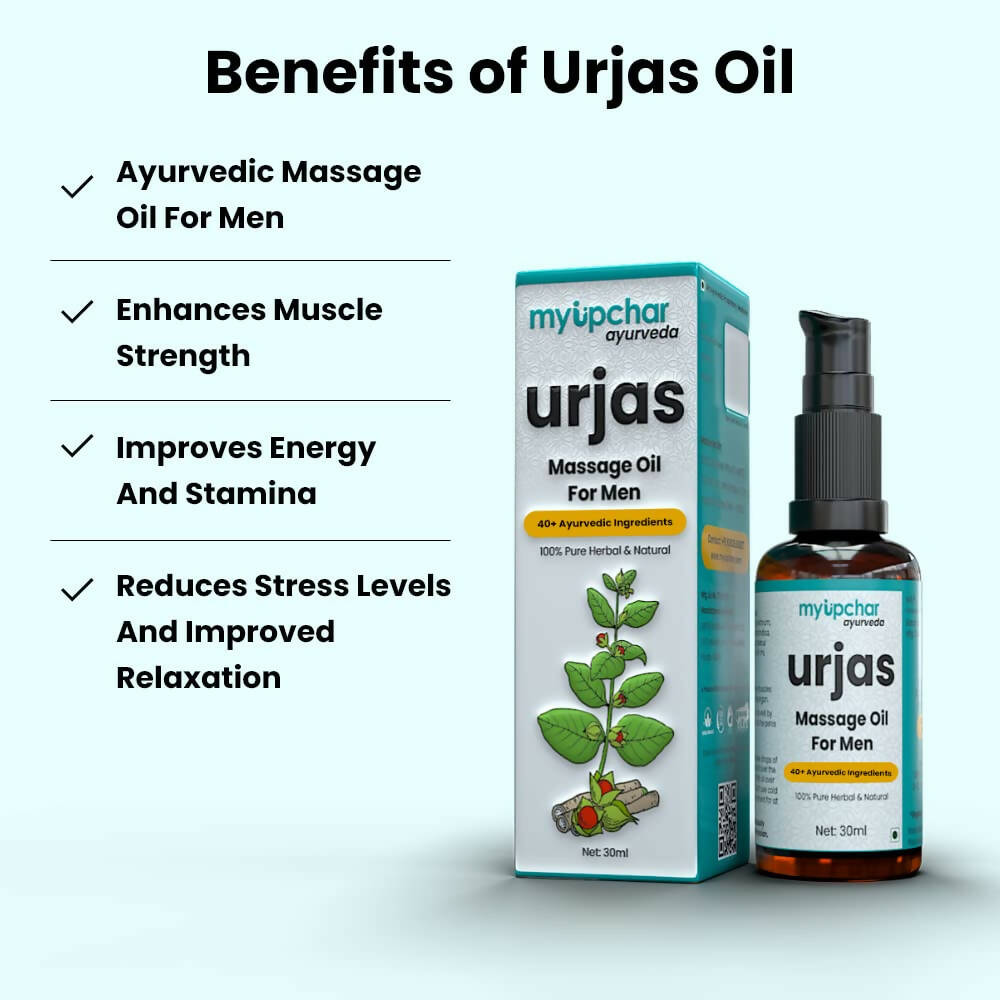 Myupchar Ayurveda Urjas Massage Oil Men