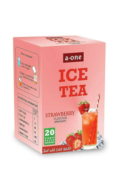 A-One Ice Tea Strawberry Flavour Instant -  buy in usa 