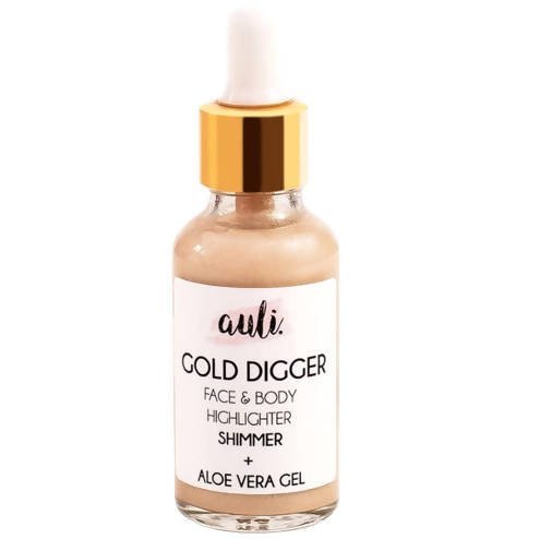 Auli Gold Digger Face & Body Highlighter - 30ML