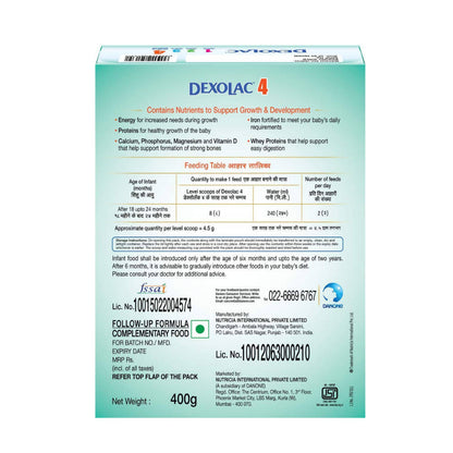 Dexolac Infant Formula Powder After 18 Months & Upto 24 Months Stage 4