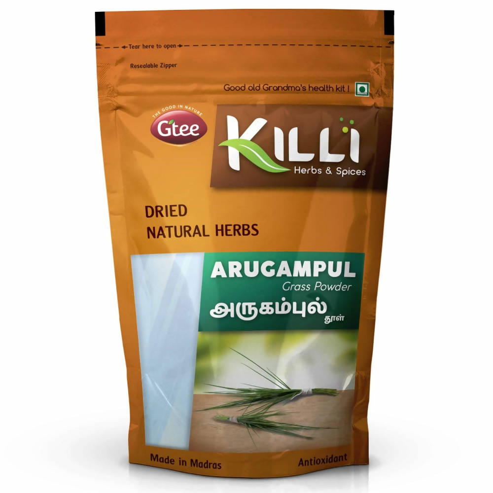 Killi Herbs Arugampul Grass Powder (Bermuda) - BUDNE