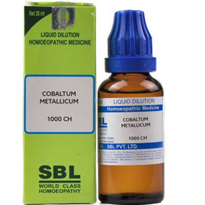 SBL Homeopathy Cobaltum Metallicum Dilution 1000 CH