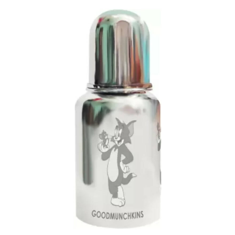 Goodmunchkins Stainless Steel Feeding Bottle 304 Grade Steel, Jointless, BPA Free, Rustfree Bottle 150 ml