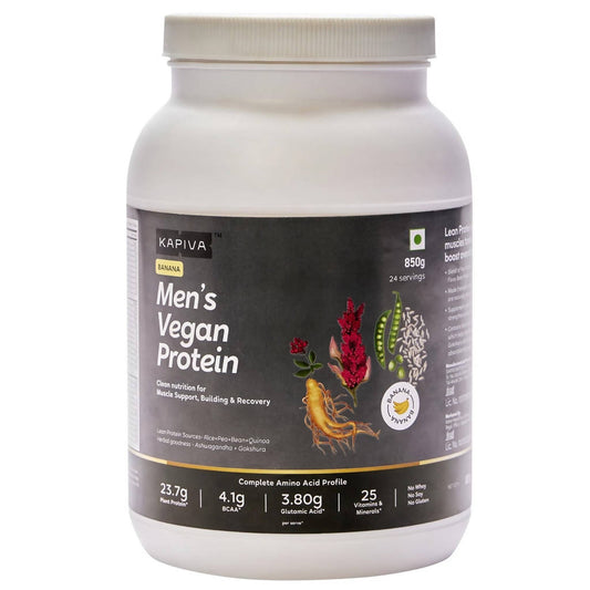 Kapiva Ayurveda Men's Vegan Protein - Banana Flavour