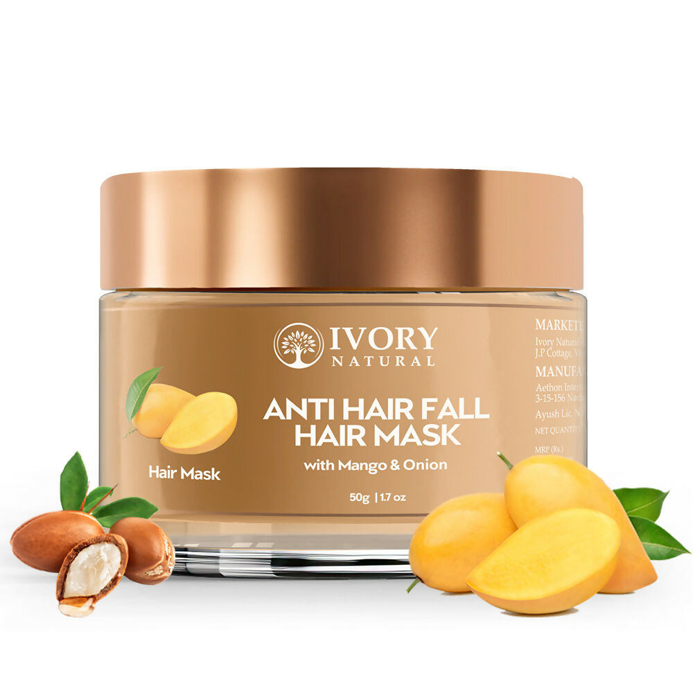 Ivory Natural Hair Fall Hair Mask - Loss Of Hair Control For Both Men & Women