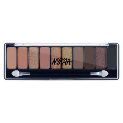 Nykaa Eyes On Me! 10-in-1 Eyeshadow Palette - Smokey at 8 - buy in USA, Australia, Canada