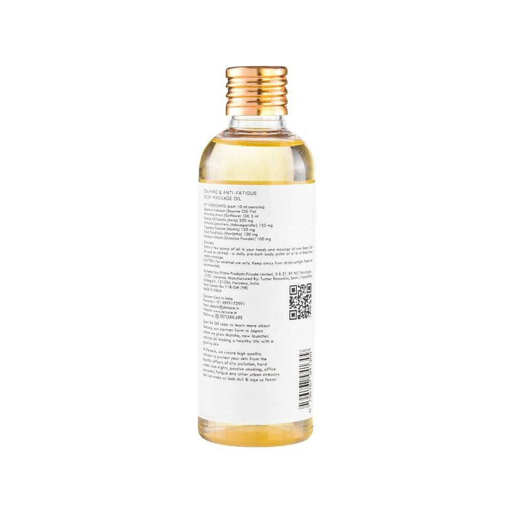 Detoxie Calming & Anti-Fatigue Body Massage Oil