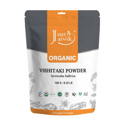 Just Jaivik Organic Vibhitaki Powder