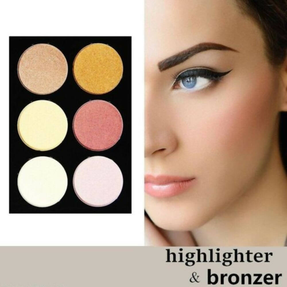 Maliao Professional High Definition Master Glow Makeup Highlighting Palette M157 Shade 2