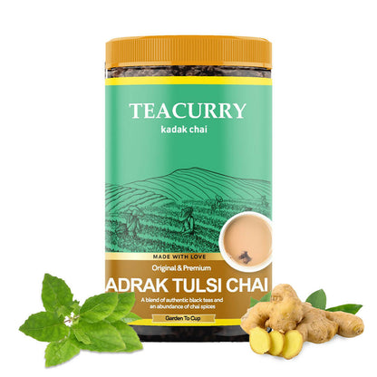 Teacurry Adrak Tulsi Chai Powder - buy in USA, Australia, Canada