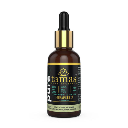 Tamas Pure Ayurveda Organic Hempseed Cold-Pressed Carrier Oil