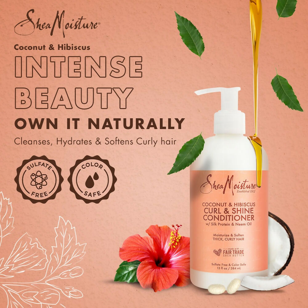 Shea Moisture Coconut & Hibiscus Curl & Shine Conditioner