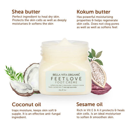 Bella Vita Organic Feet Love Foot Creme