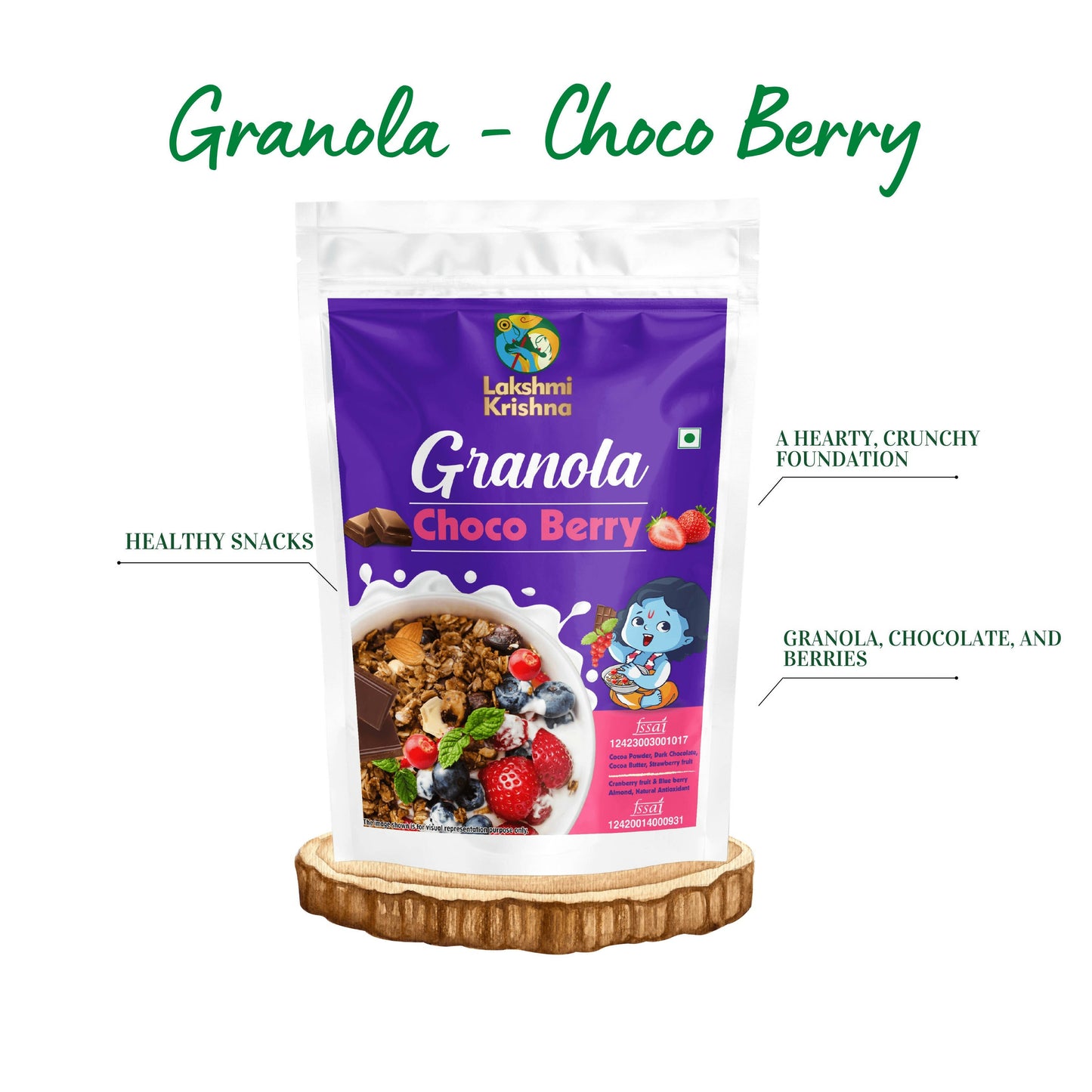 Lakshmi Krishna Granola - Choco Berry