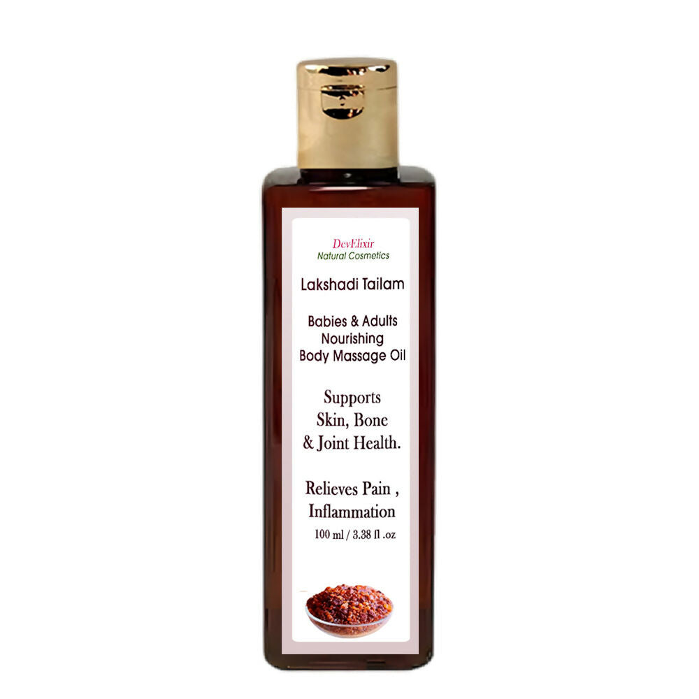DevElixir Lakshadi Ayurvedic Baby Massage Oil