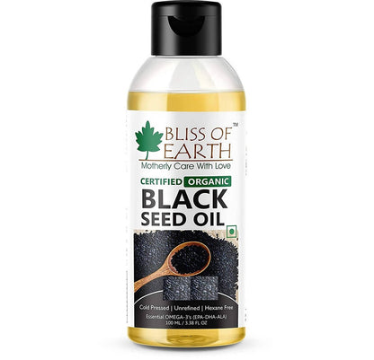 Bliss of Earth Certified Organic Black Seed Oil - buy in USA, Australia, Canada