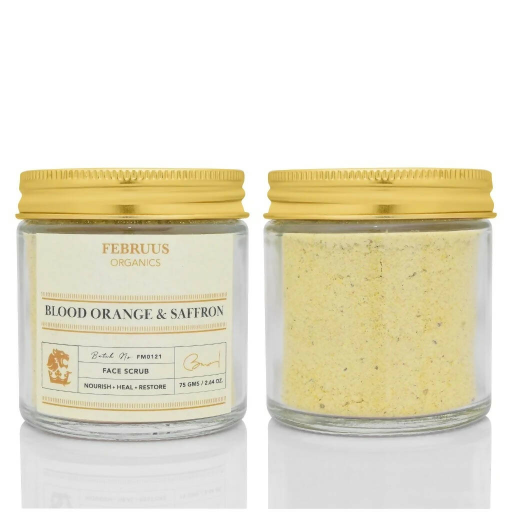 Februus Organics Blood Orange & Saffron Facial Scrub