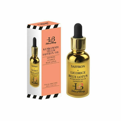 House of Beauty Kumkumadi Telum (Saffron Oil), Saffron Night Serum Facial Oil