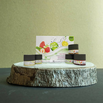 Herbal Tree Mix Fruit Facial Kit for Rejuvenating, Brightening & Glowing Skin