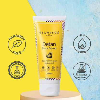 Glamveda Detan Face & Body Scrub