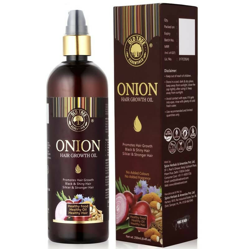 Old Tree Pure & Natural Onion Hair Oil - buy-in-usa-australia-canada