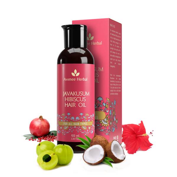 Avimee Herbal Javakusum Hibiscus Hair Oil - BUDEN