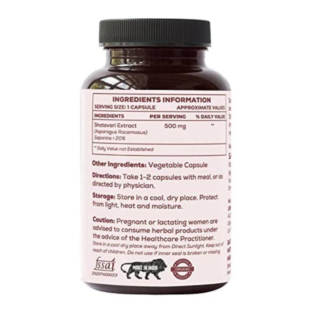 Saptamveda Organic Shatavari Capsules