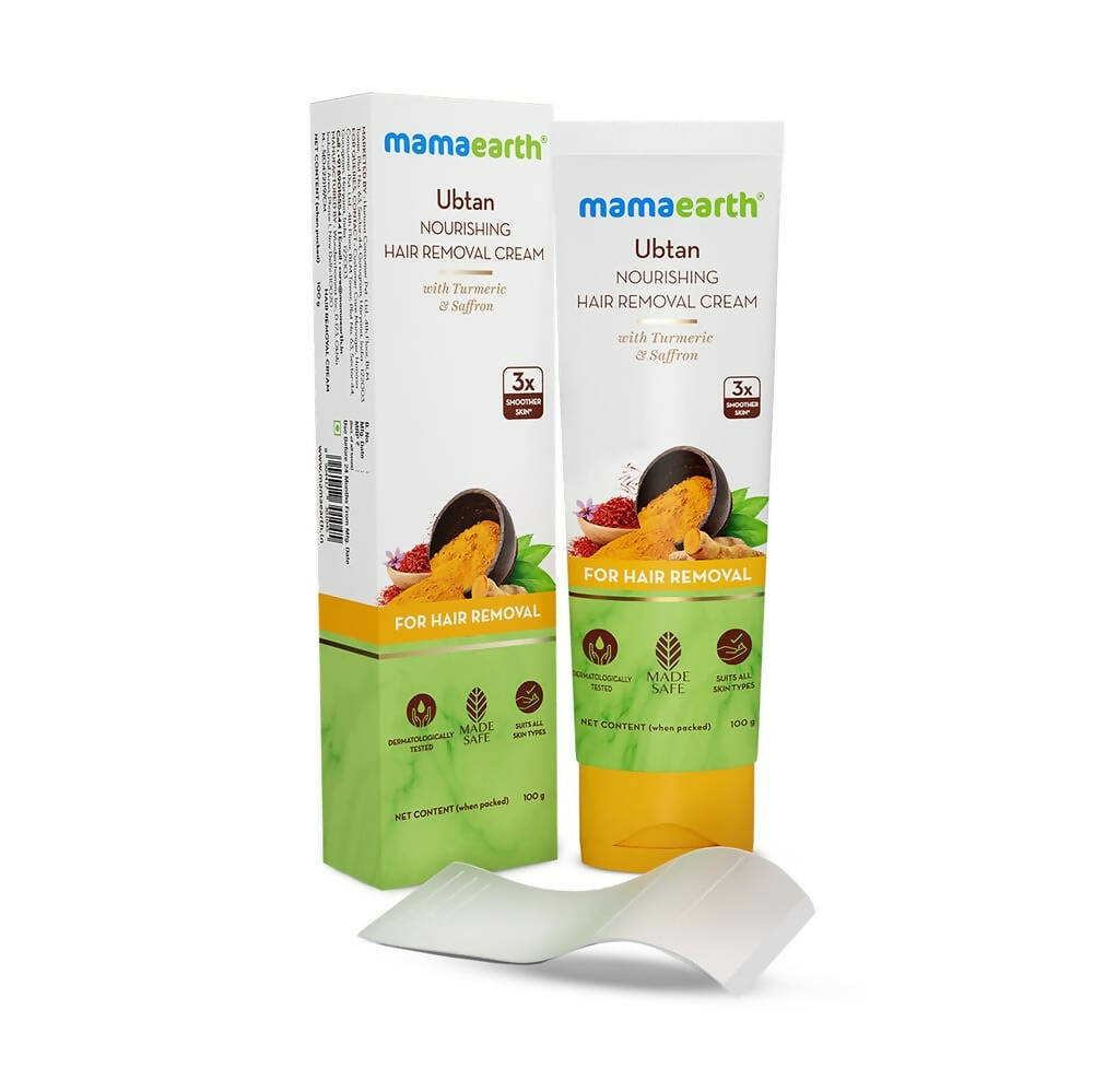 Mamaearth Ubtan Nourishing Hair Removal Cream With Turmeric & Saffron