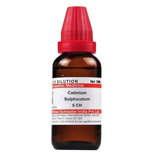 Dr. Willmar Schwabe India Cadmium Sulphuratum Dilution 6 ch