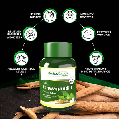 Herbal Canada Ashwagandha Extract Tablets