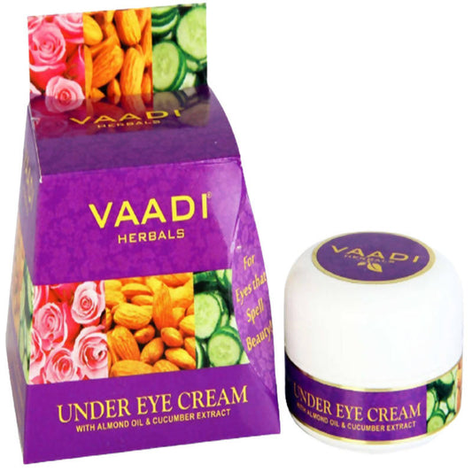 Vaadi Herbals Under Eye Cream Almond Oil and Cucumber Extract - BUDNE