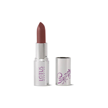 Lotus Makeup Ecostay Butter Matte Lip Colour - Divine Brown (4.2 Gm) - BUDNE