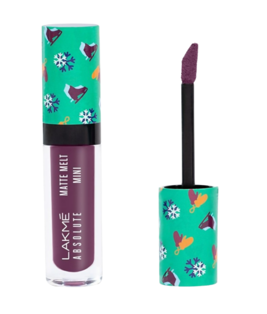 Lakme Absolute Matte Melt Mini Liquid Lip Color - Purple Tourist -  USA 