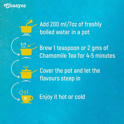 Chaayos Chamomile Flower Herbal Tea