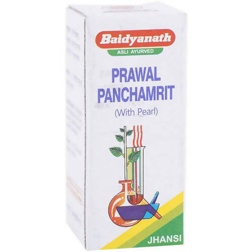 Baidyanath Jhansi Prawal Panchamrit Tablets (Moti Yukta)