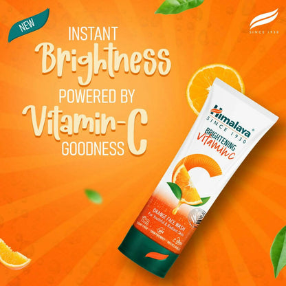 Himalaya Herbals Brightening Vitamin C Orange Face Wash