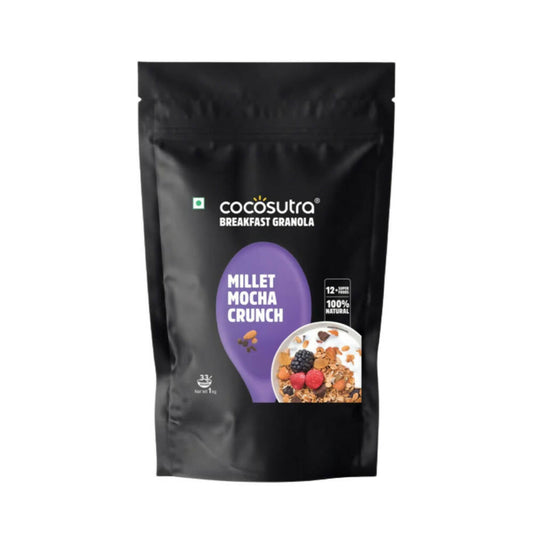 Cocosutra Millet Mocha Crunch Breakfast Granola - BUDNE