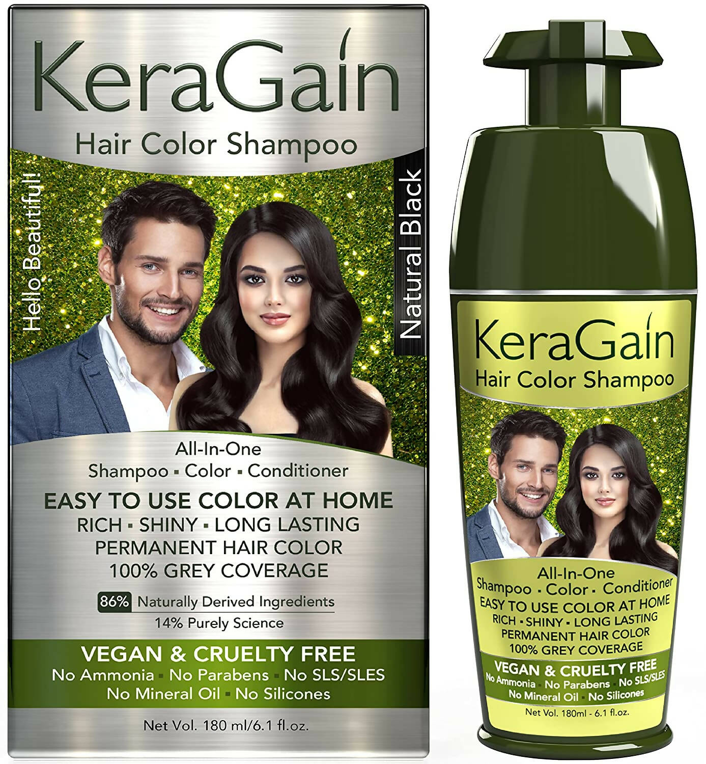 KeraGain Hair Color Shampoo