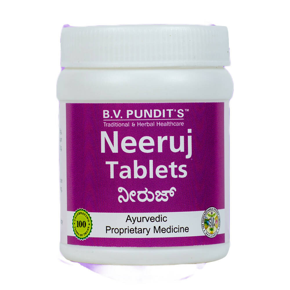 B V Pundit's Neeruj Tablets -  usa australia canada 