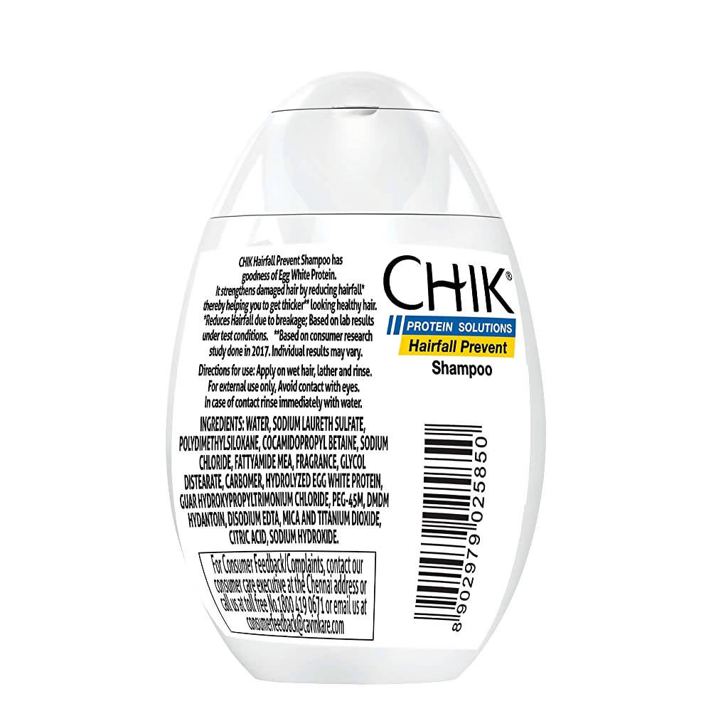 Chik Protein Solutions Hairfall Prevent Egg White Shampoo