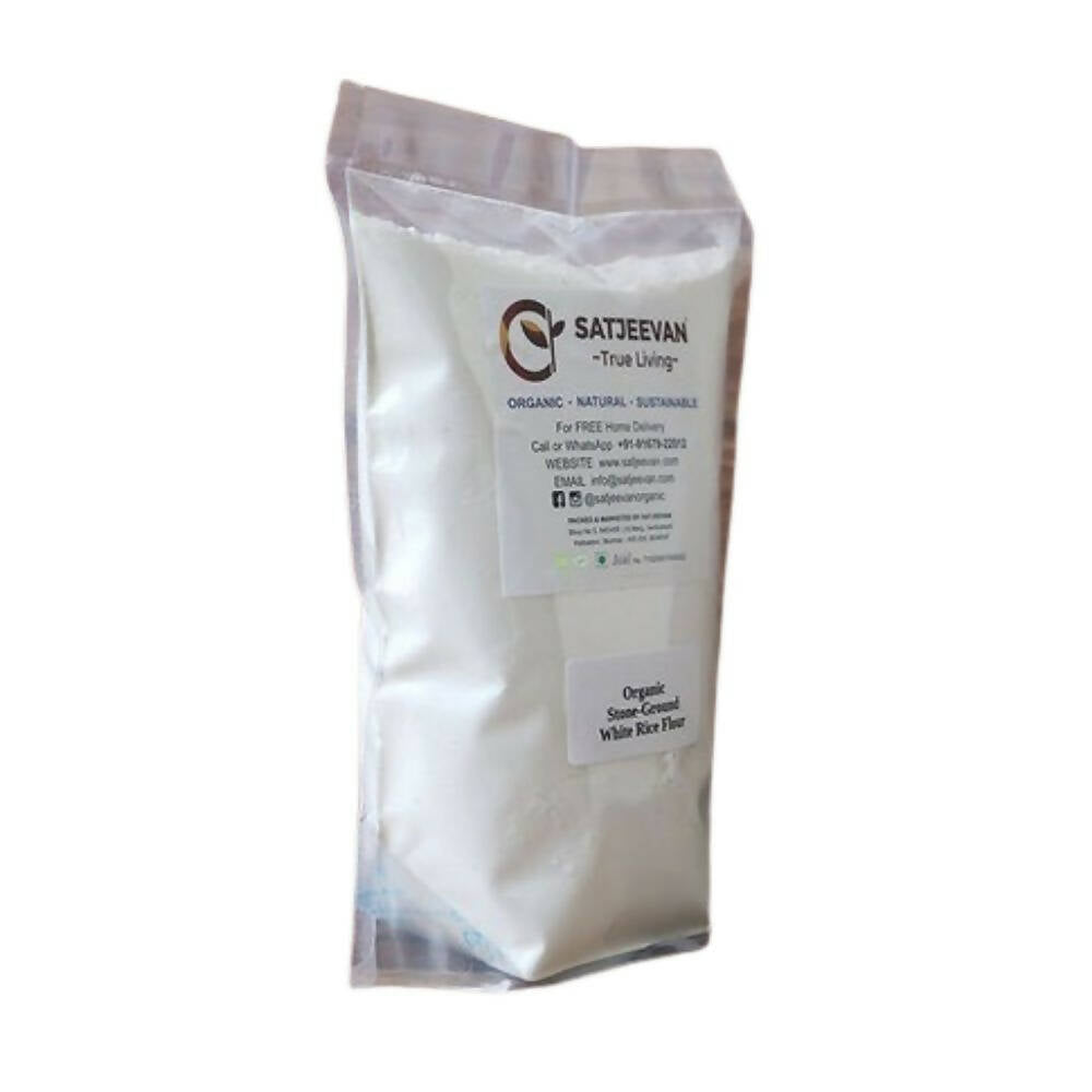 Satjeevan Organic Stone-Ground White Rice Flour