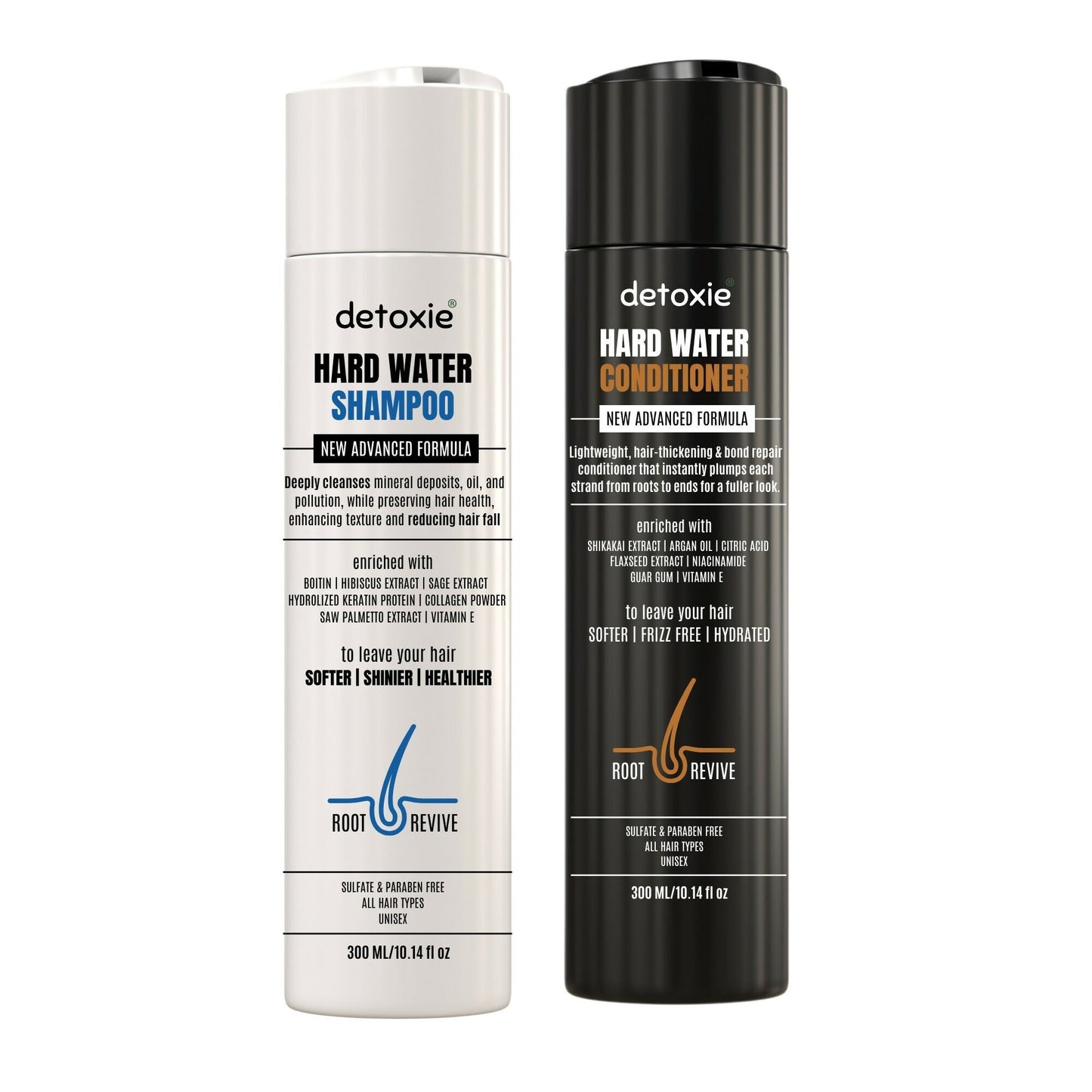 Detoxie Shampoo & Conditioner Combo - Hard Water Repair