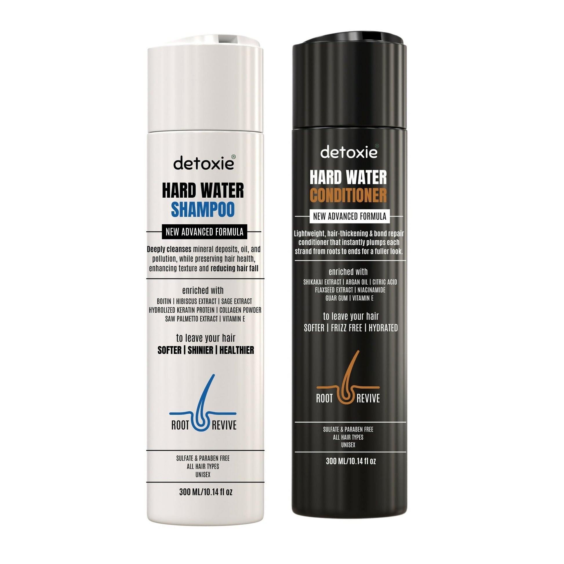 Detoxie Shampoo & Conditioner Combo - Hard Water Repair