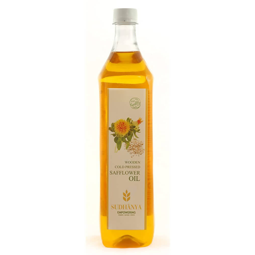 Sudhanya Safflower Oil - Wooden Cold Pressed - BUDNE