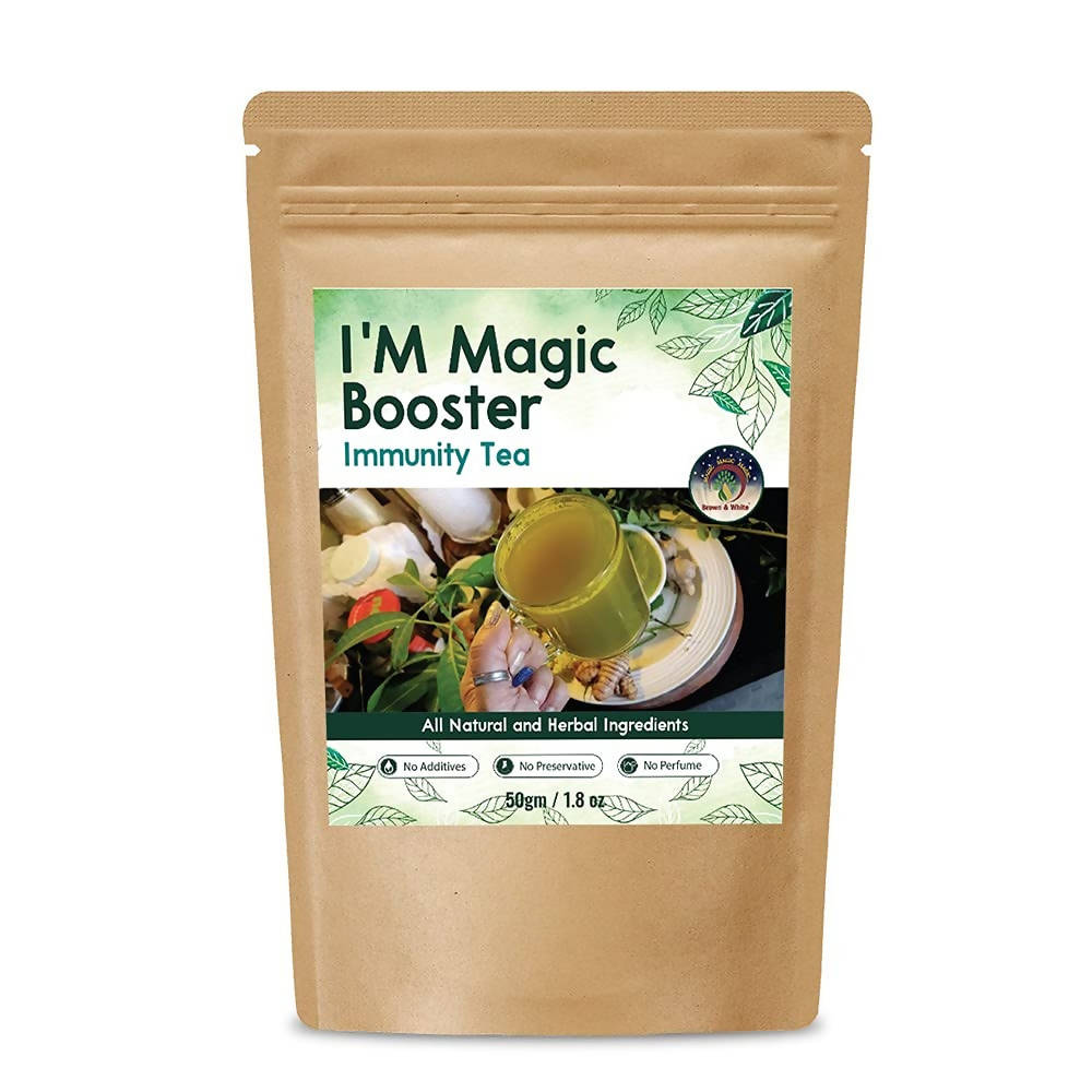 Brown & White I'M Magic Booster Immunity Tea