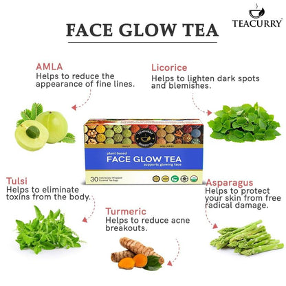 Teacurry Face Glow Tea Bags